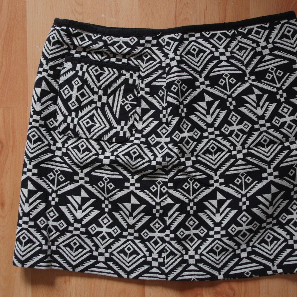 Esprit Black and White Mini Skirt